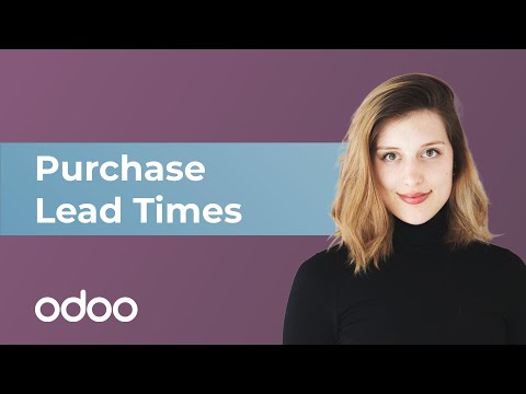 Purchase Lead Times | Odoo Purchase